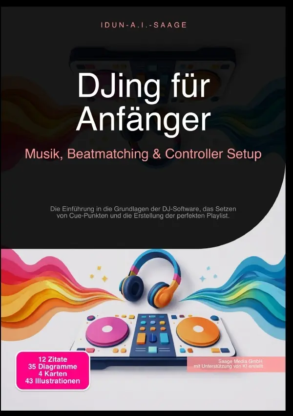 Cover: 9783565276073 | DJing für Anfänger: Musik, Beatmatching &amp; Controller Setup | Saage