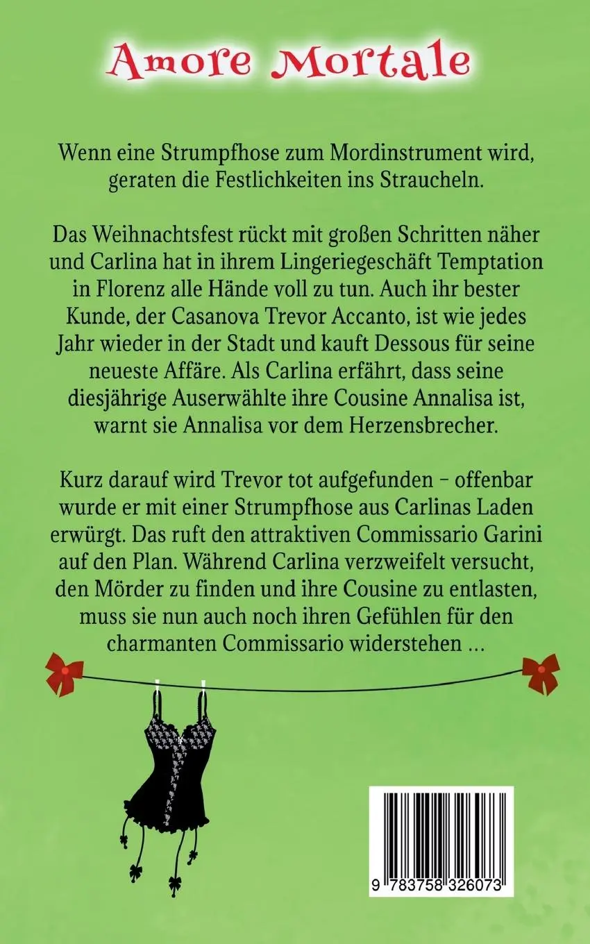 Rückseite: 9783758326073 | Amore Mortale | Ein humorvoller Italienkrimi | Beate Boeker | Buch