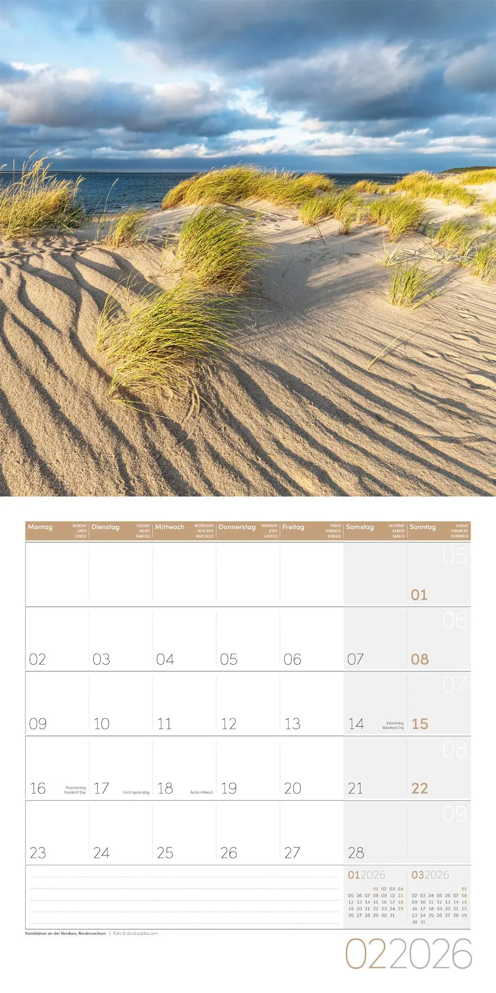 Bild: 9783838446073 | Naturwunder Deutschland Broschürenkalender 2026 - 30x30 - Art12 | GmbH