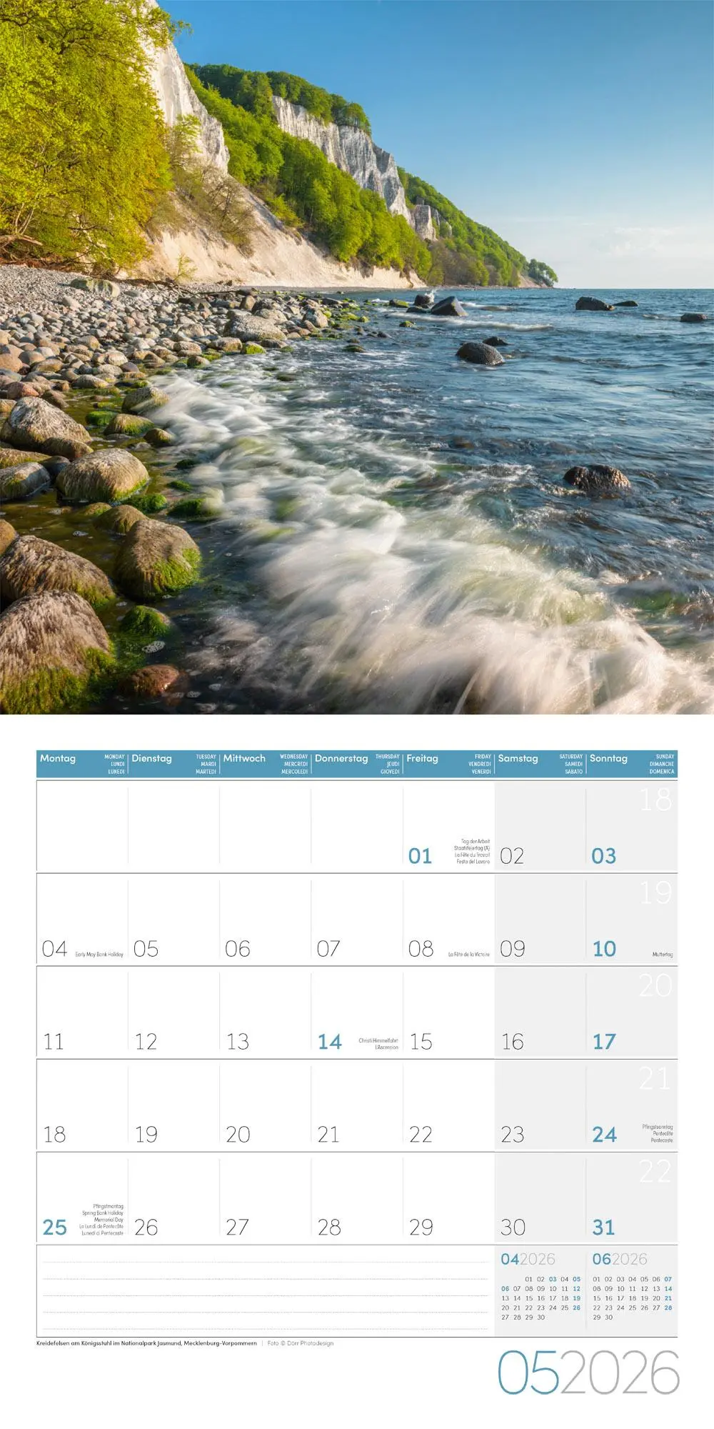 Bild: 9783838446073 | Naturwunder Deutschland Broschürenkalender 2026 - 30x30 - Art12 | GmbH
