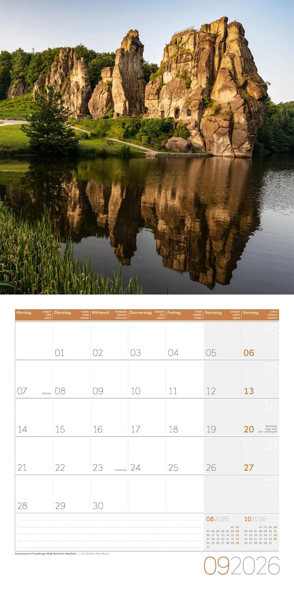 Bild: 9783838446073 | Naturwunder Deutschland Broschürenkalender 2026 - 30x30 - Art12 | GmbH