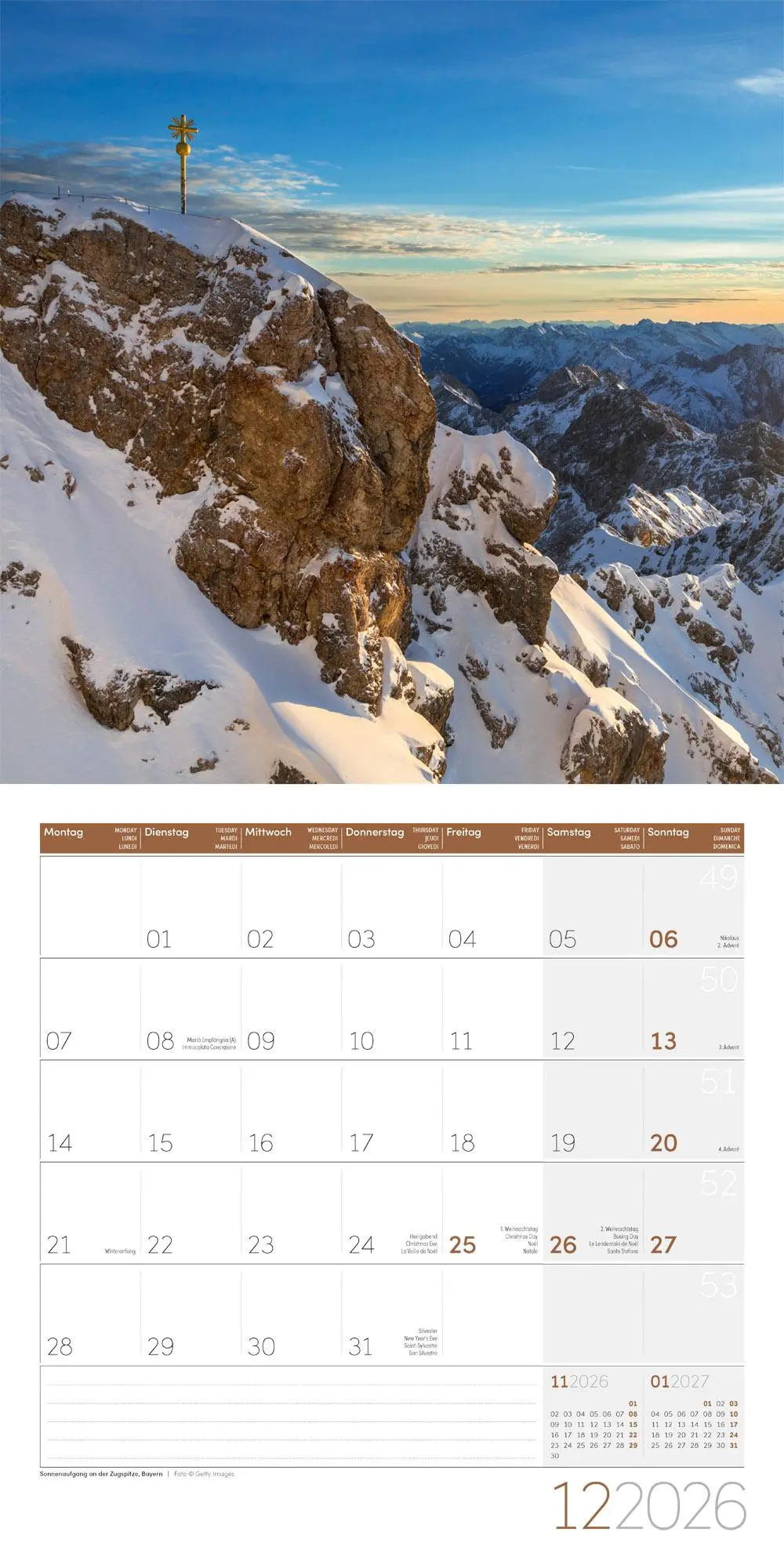 Bild: 9783838446073 | Naturwunder Deutschland Broschürenkalender 2026 - 30x30 - Art12 | GmbH