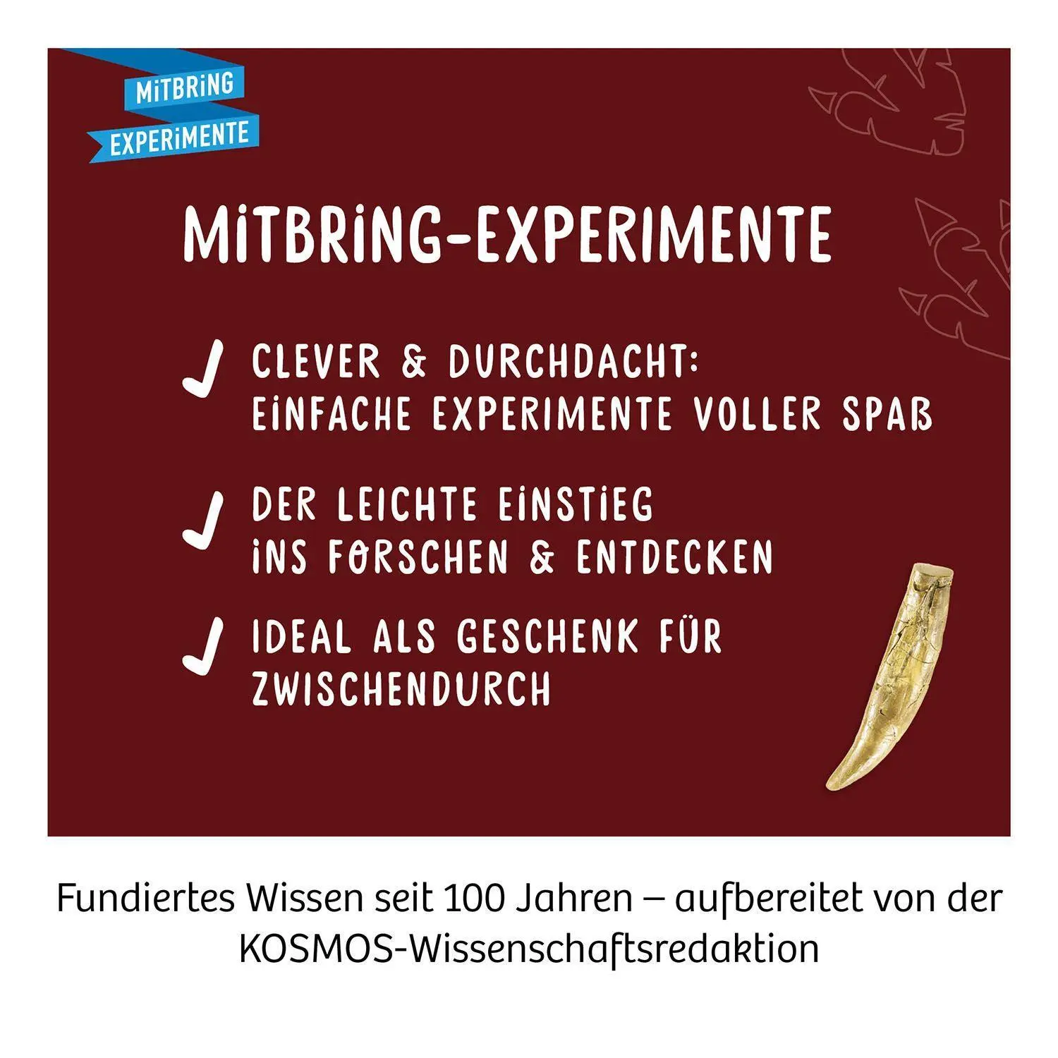 Bild: 4002051636173 | T-rex - Zahn | Experimentierkasten | Spiel | Brettspiel | 636173