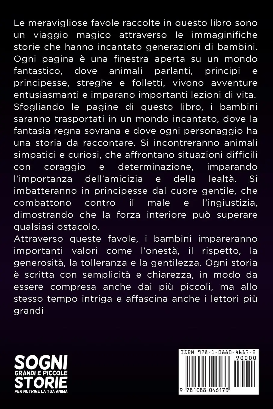 Rückseite: 9781088046173 | Sogni Grandi e Piccole Storie per Nutrire la Tua Anima | Raccontiero