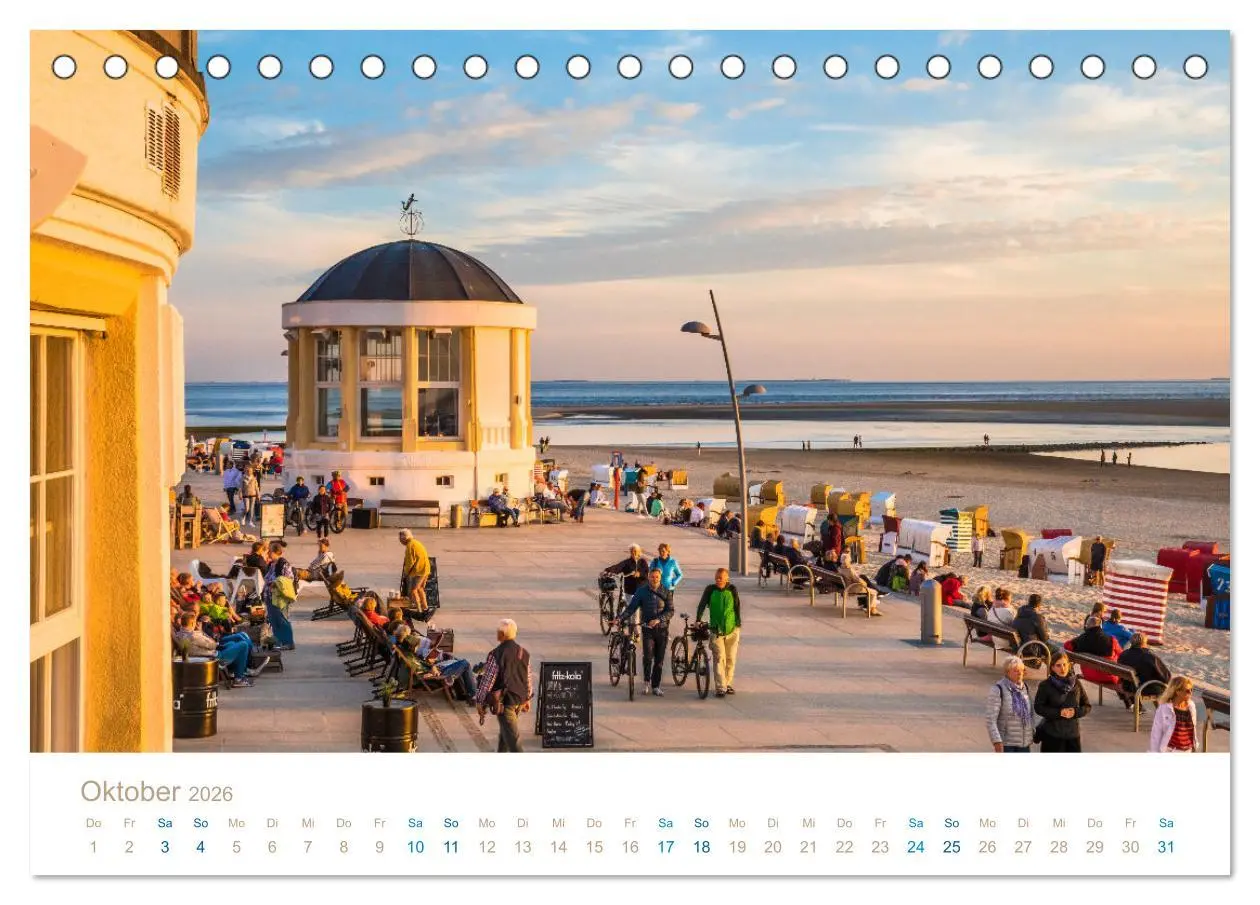Bild: 9783457426173 | Meine Insel Borkum (Tischkalender 2026 DIN A5 quer), CALVENDO...
