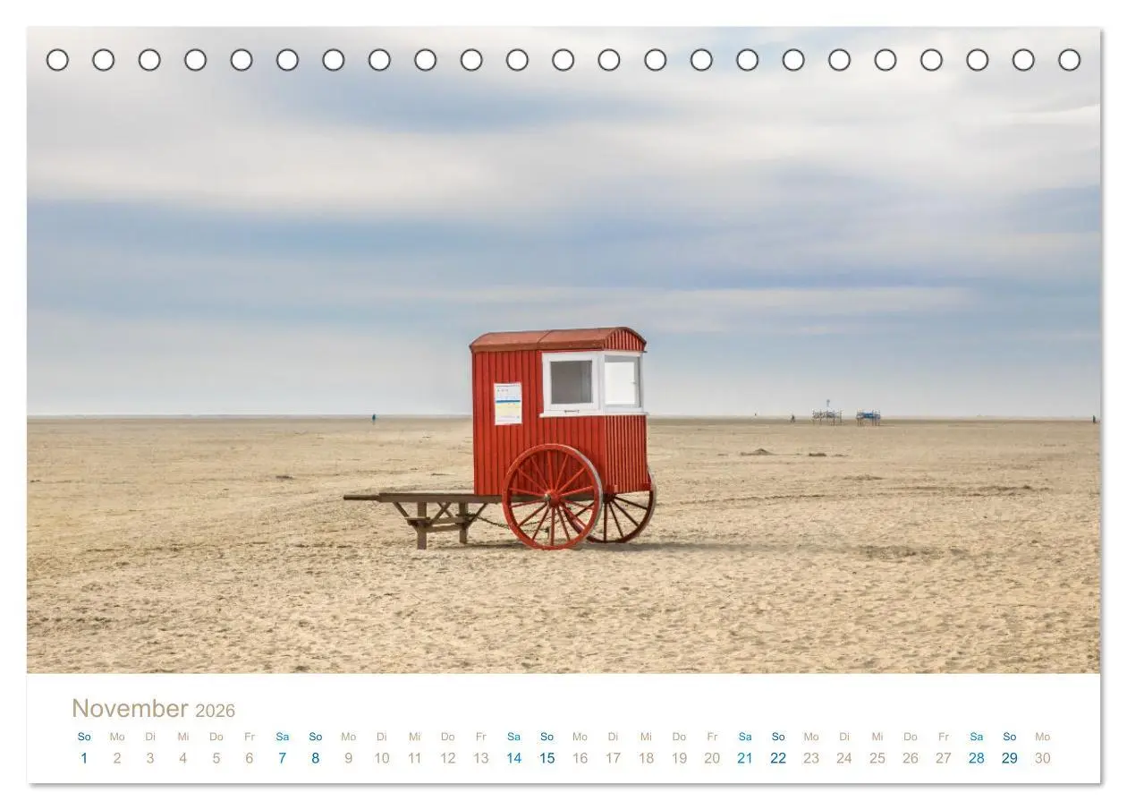 Bild: 9783457426173 | Meine Insel Borkum (Tischkalender 2026 DIN A5 quer), CALVENDO...