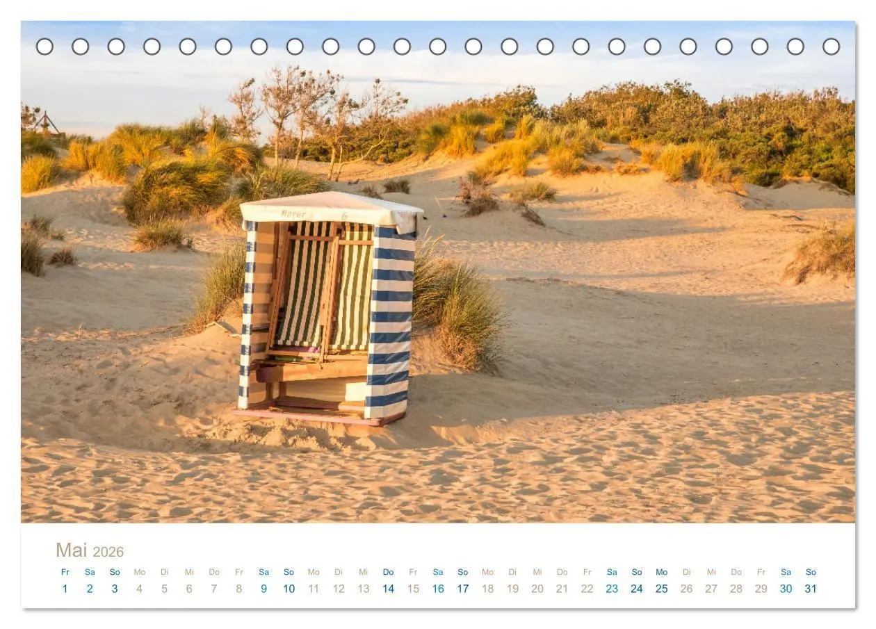 Bild: 9783457426173 | Meine Insel Borkum (Tischkalender 2026 DIN A5 quer), CALVENDO...