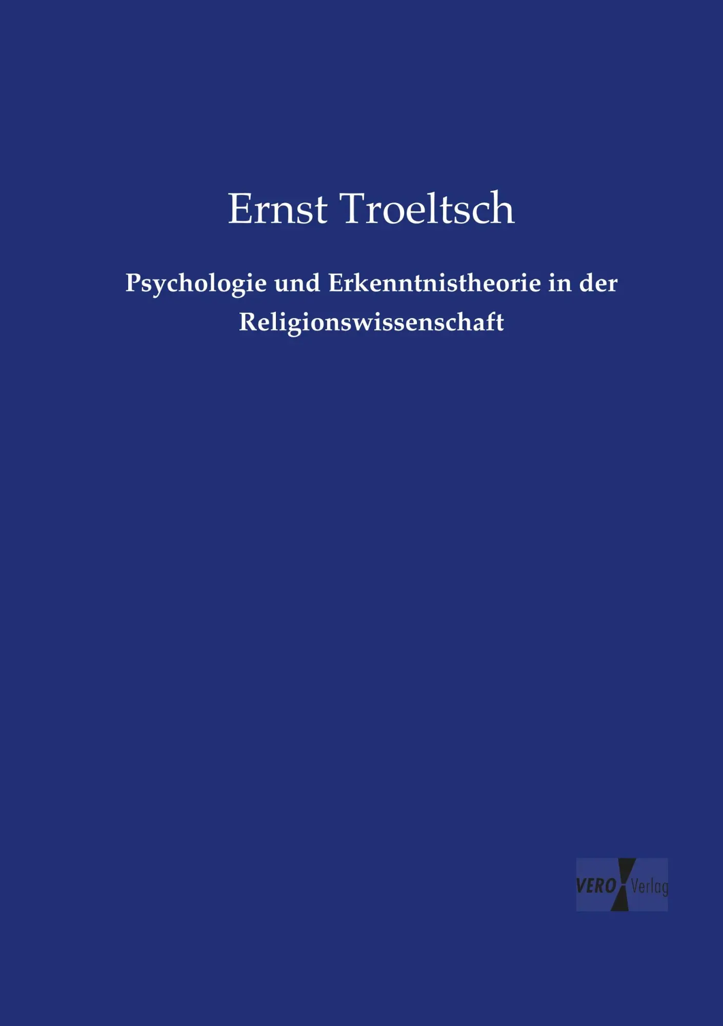 Cover: 9783737216173 | Psychologie und Erkenntnistheorie in der Religionswissenschaft | Buch