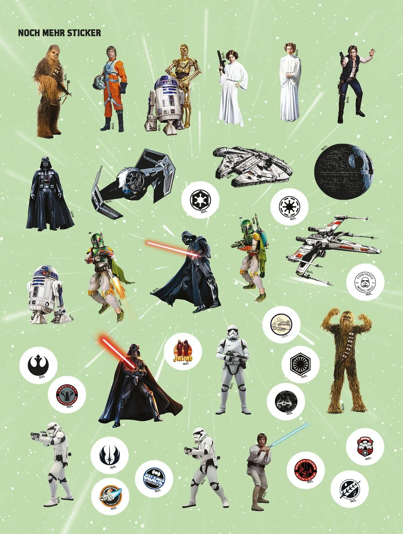 Bild: 9783833246173 | Star Wars: 1001 Sticker - Stickern - Rätseln - Ausmalen | Panini