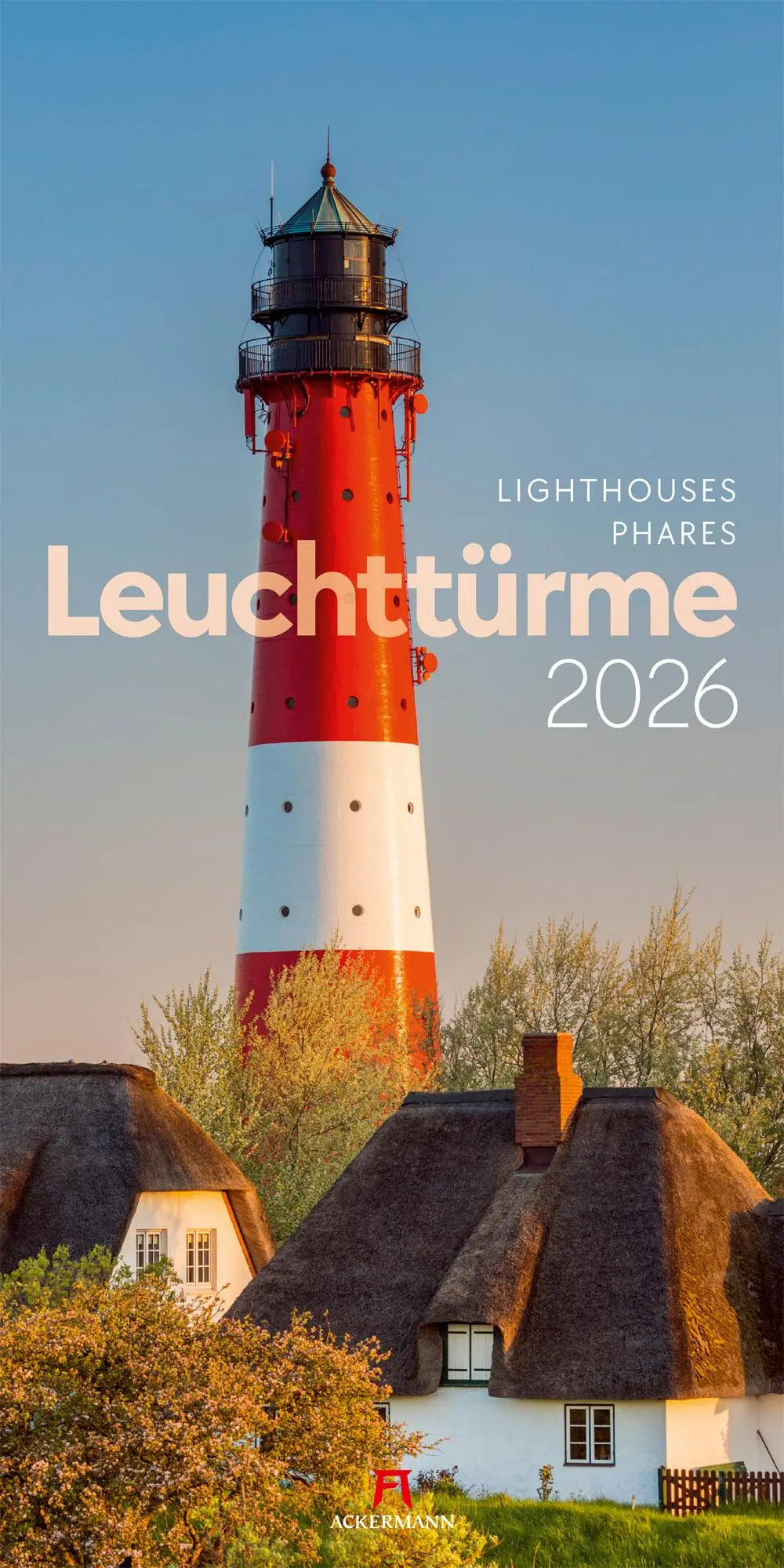 Cover: 9783838436173 | Leuchttürme Kalender 2026 | Ackermann Kunstverlag GmbH | Kalender