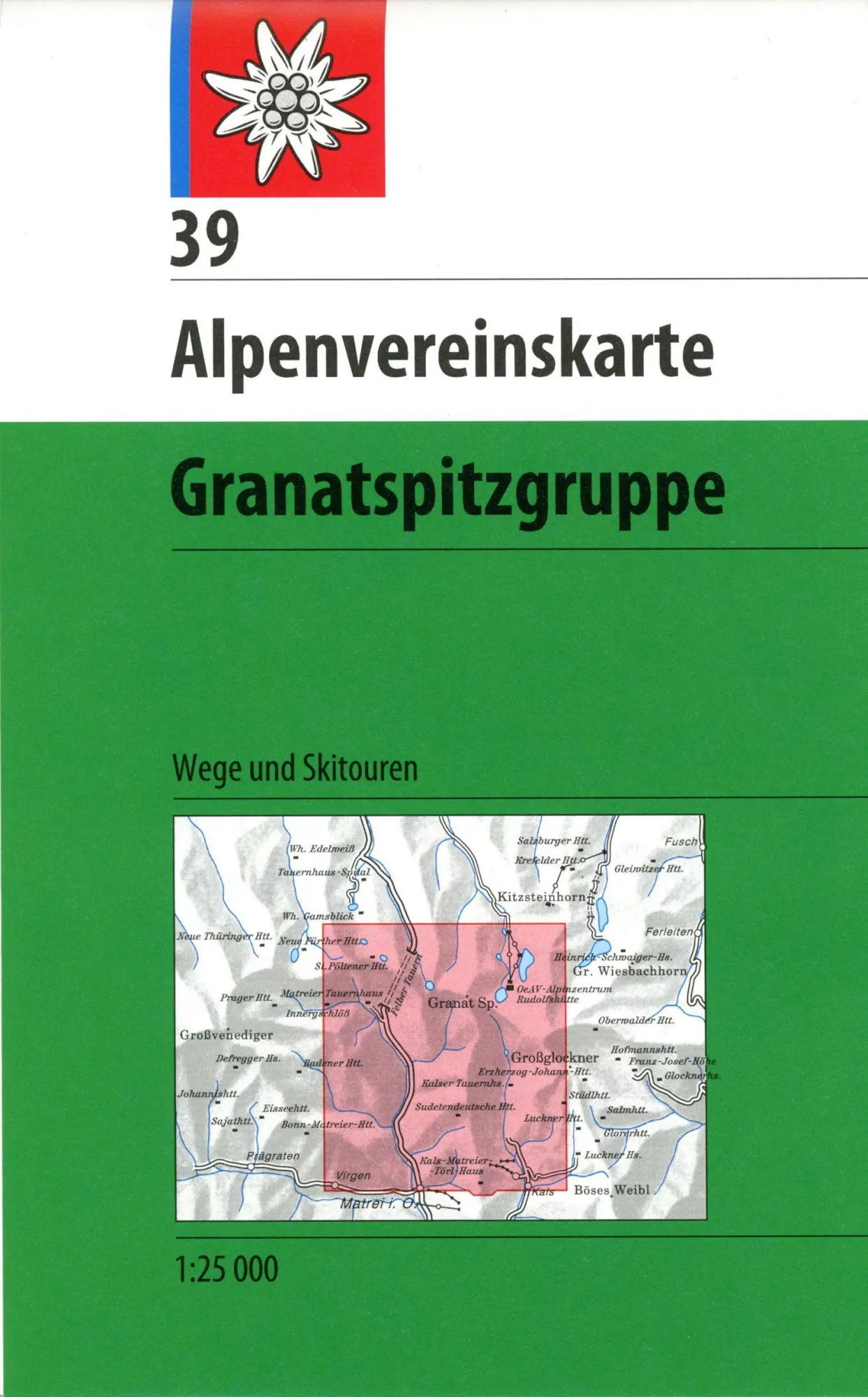 Cover: 9783948256173 | Granatspitzgruppe 1:25.000 | Österreichischer Alpenverein | Deutsch