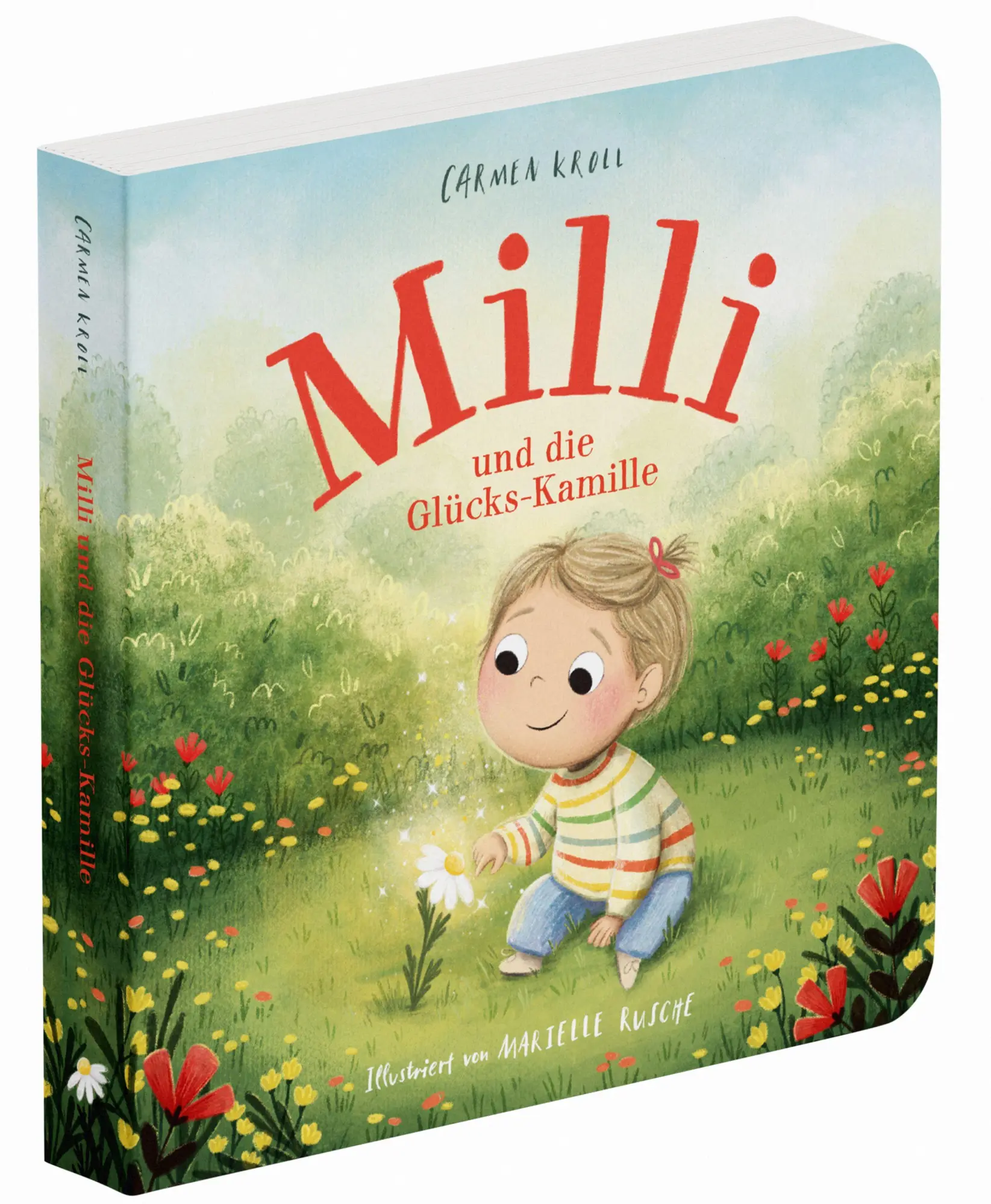 Cover: 9783960966173 | Milli und die Glücks-Kamille | Ein Pappbilderbuch von Carmushka | Buch