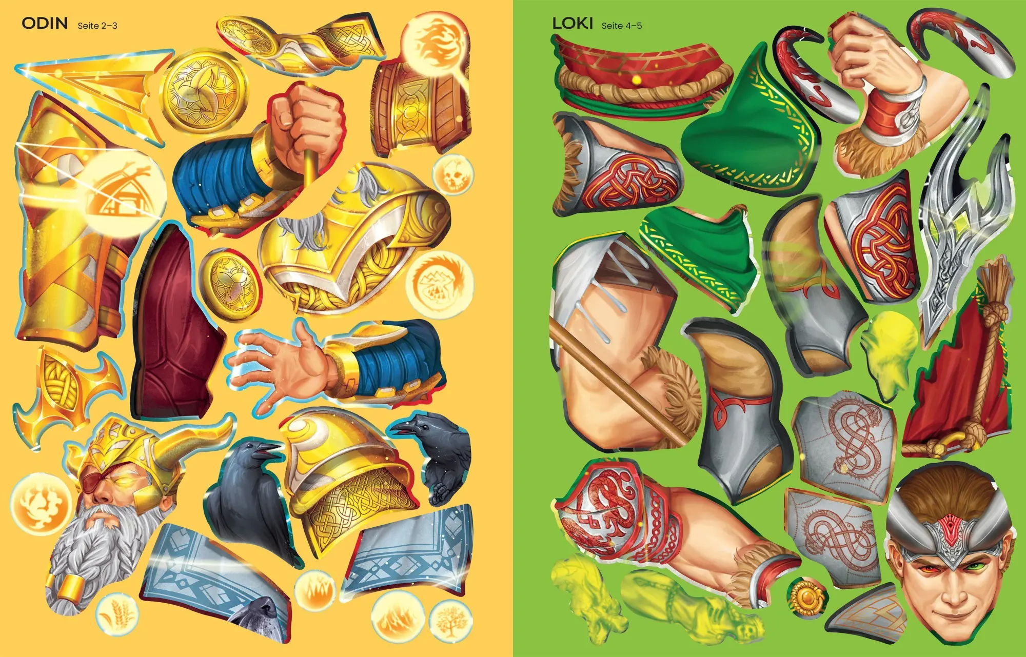 Bild: 9781035706273 | Der große Stickerspaß: Nordische Gottheiten | Simon Tudhope | Buch