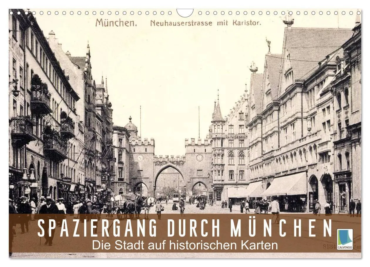 Cover: 9783435706273 | Spaziergang durch München - Die Stadt auf historischen Karten...