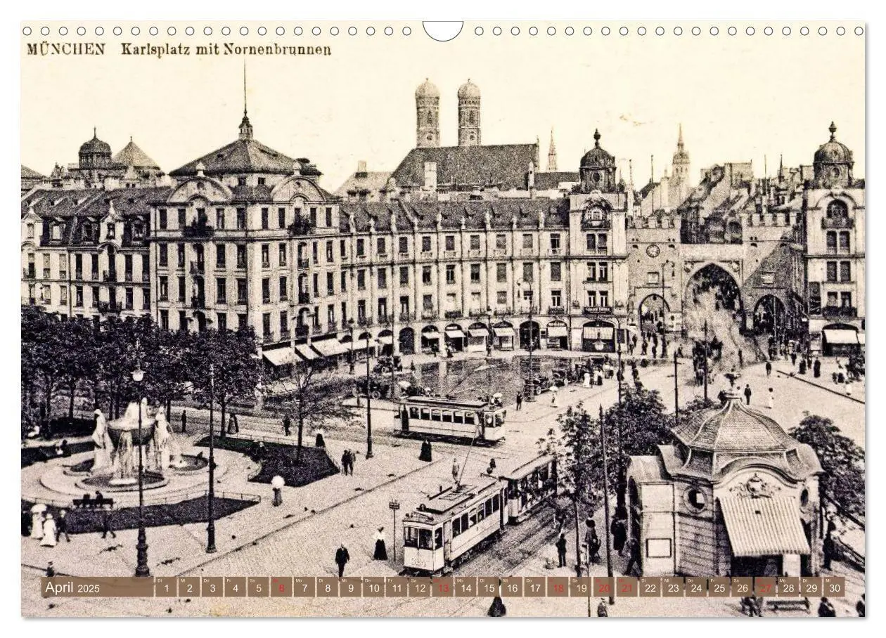 Bild: 9783435706273 | Spaziergang durch München - Die Stadt auf historischen Karten...
