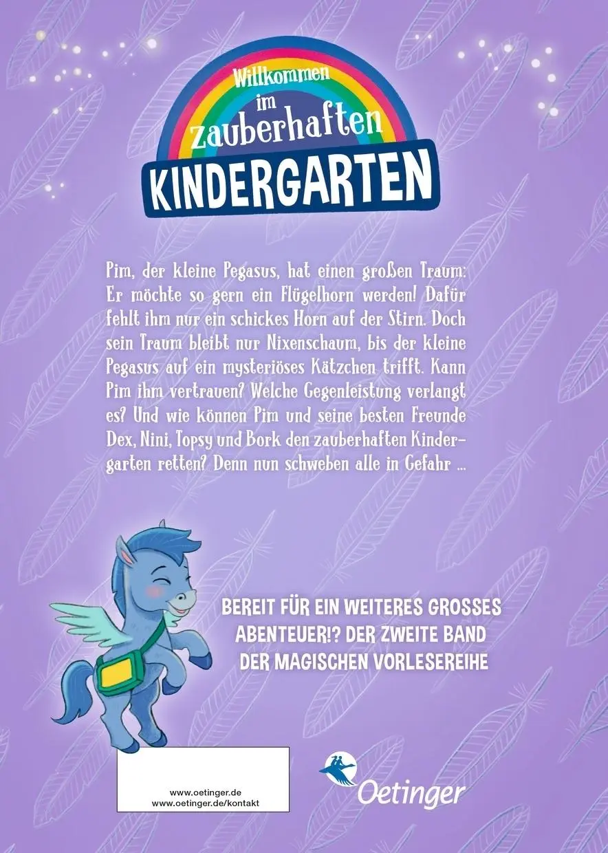 Rückseite: 9783751206273 | Der zauberhafte Kindergarten 2. Es ist noch kein Pegasus vom Himmel...