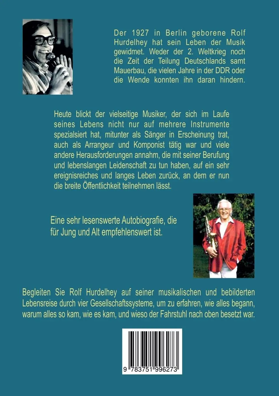 Rückseite: 9783751996273 | Der Fahrstuhl nach oben war besetzt | Mein Leben mit Musik | Hurdelhey