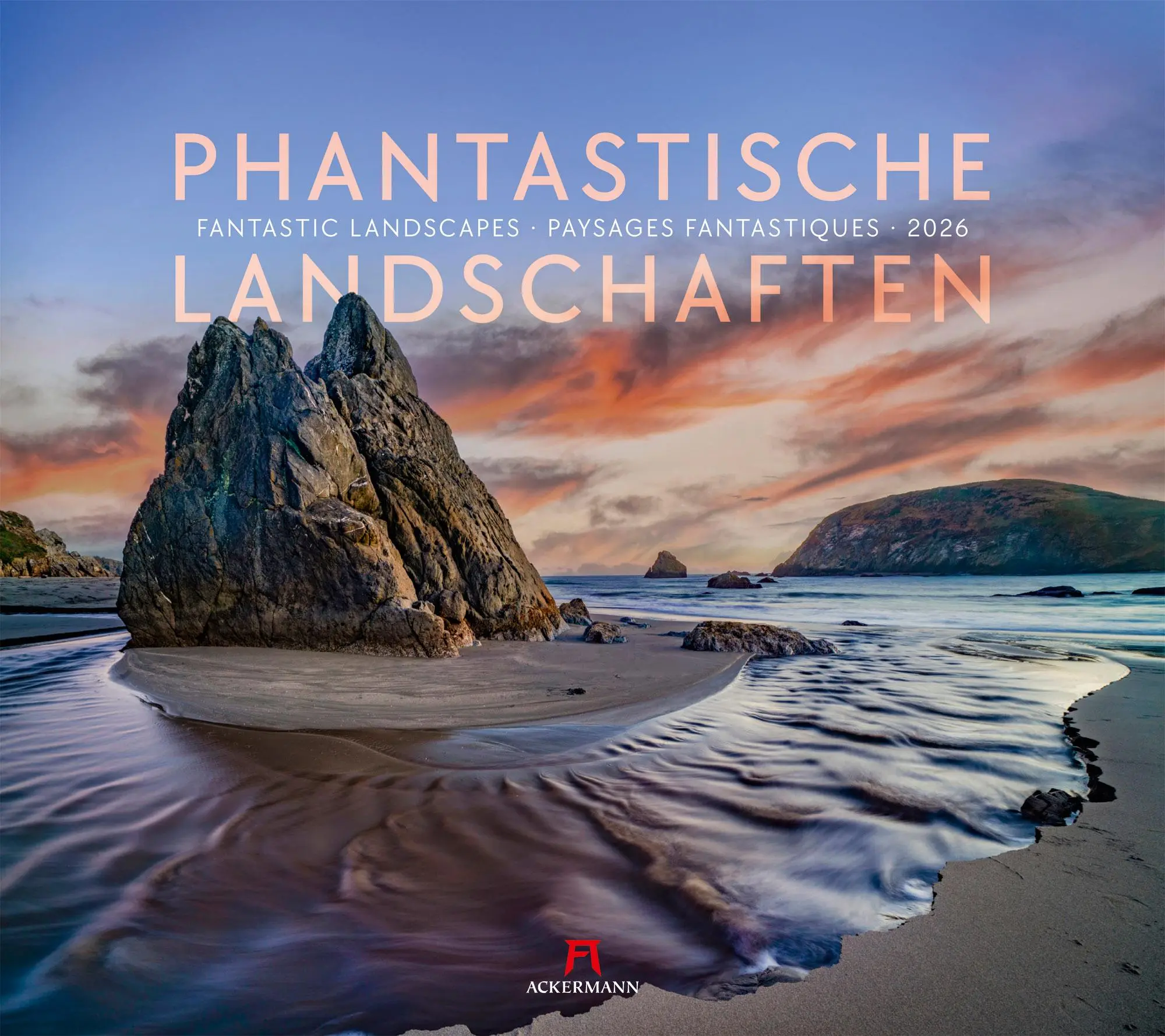 Cover: 9783838426273 | Phantastische Landschaften Kalender 2026 | Ackermann Kunstverlag GmbH