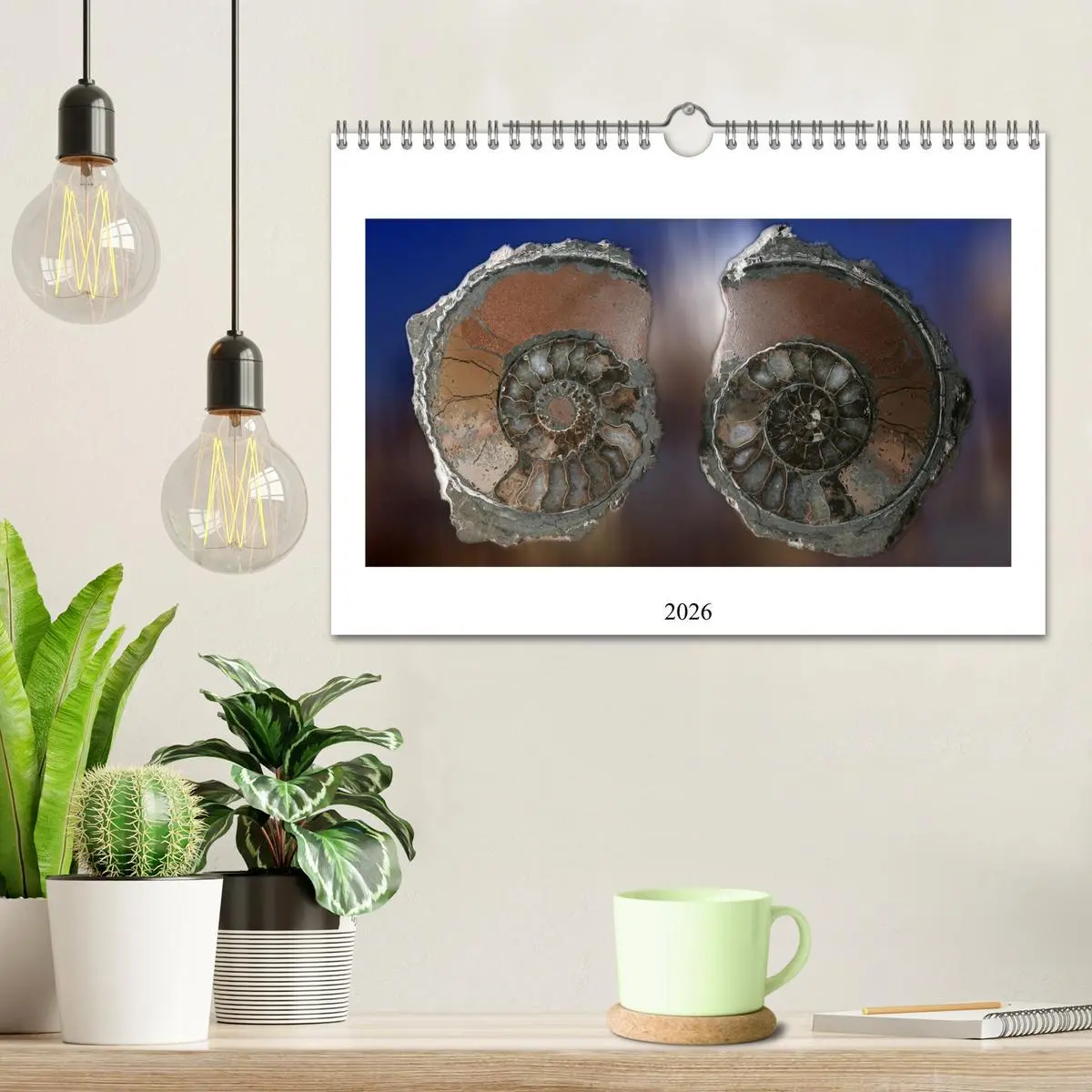 Bild: 9783457646373 | Versteinerte Welt (Wandkalender 2026 DIN A4 quer), CALVENDO...