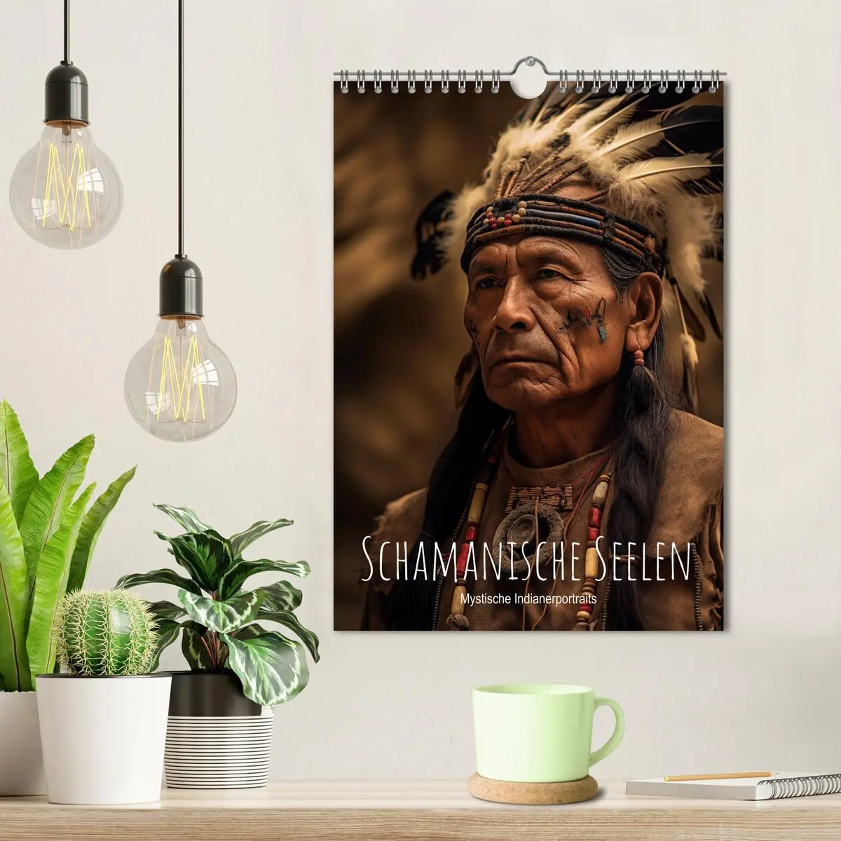 Bild: 9783516286373 | Schamanische Seelen: Mystische Indianerportraits (Wandkalender 2026...
