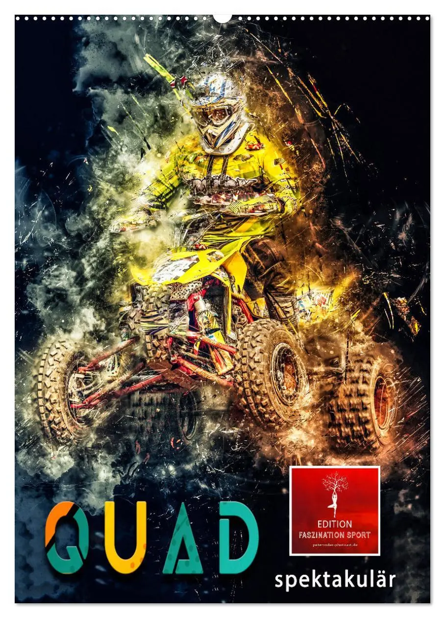 Cover: 9783516356373 | Quad spektakulär (Wandkalender 2026 DIN A2 hoch), CALVENDO...
