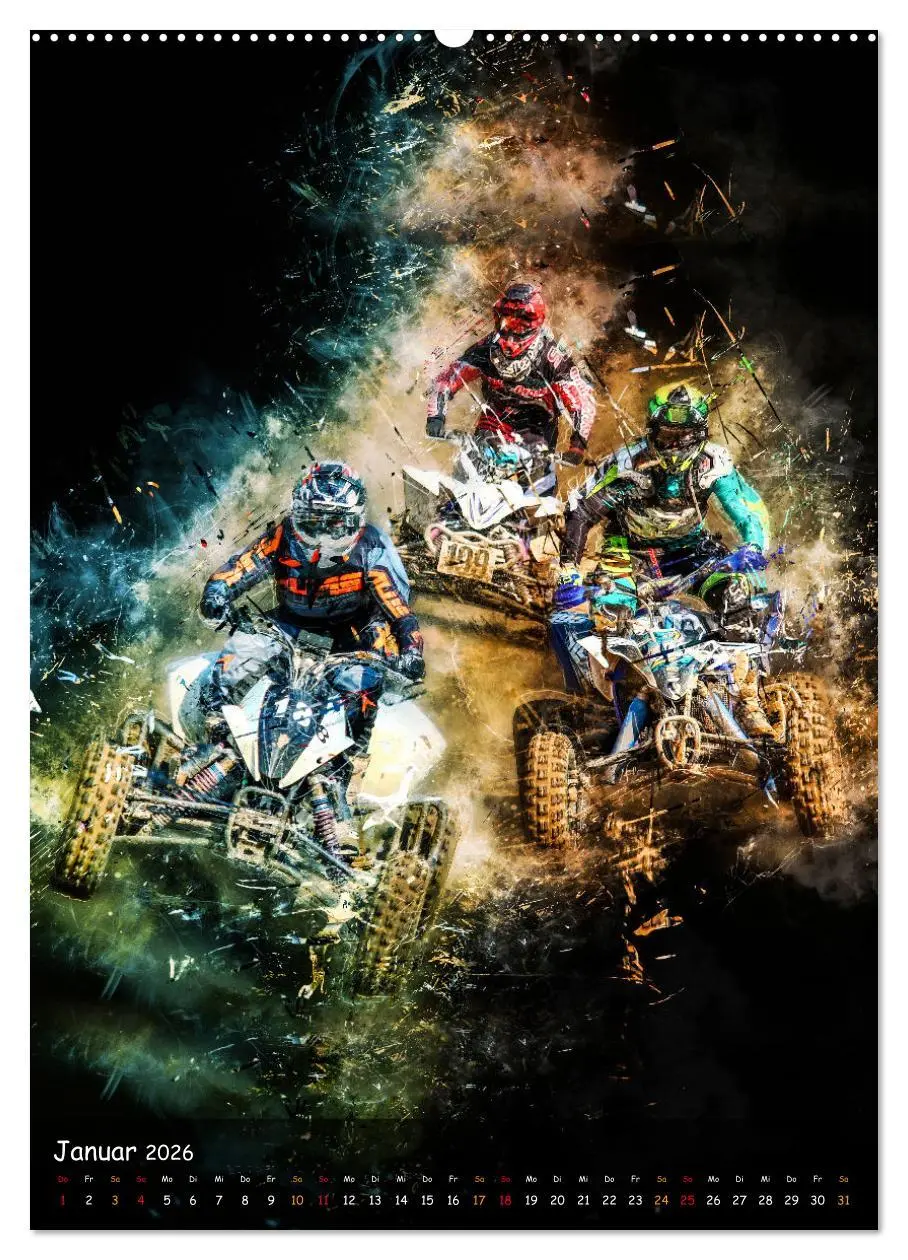 Bild: 9783516356373 | Quad spektakulär (Wandkalender 2026 DIN A2 hoch), CALVENDO...