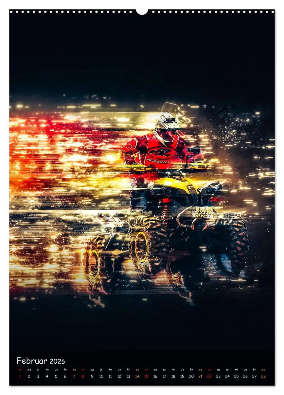 Bild: 9783516356373 | Quad spektakulär (Wandkalender 2026 DIN A2 hoch), CALVENDO...