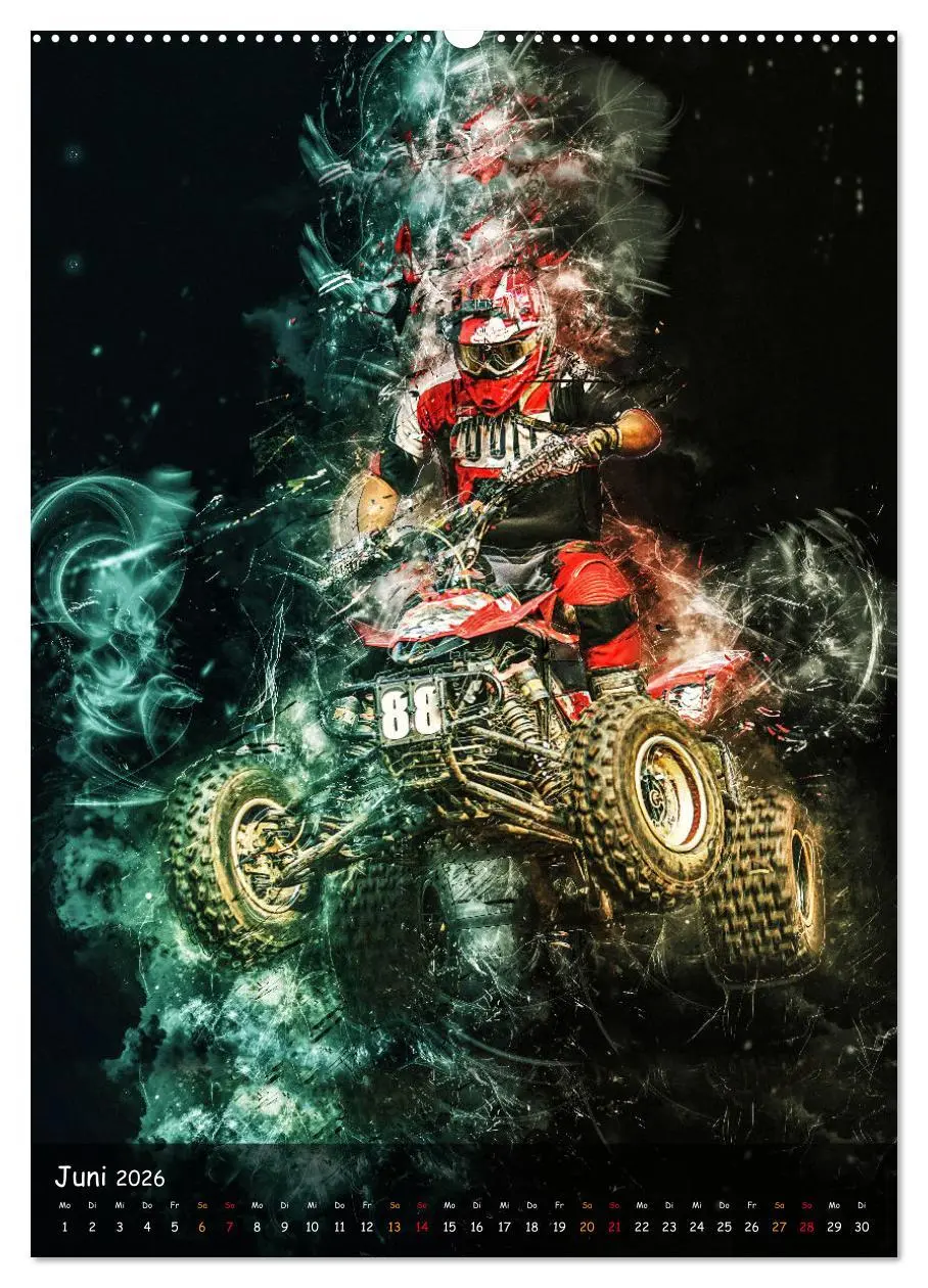 Bild: 9783516356373 | Quad spektakulär (Wandkalender 2026 DIN A2 hoch), CALVENDO...