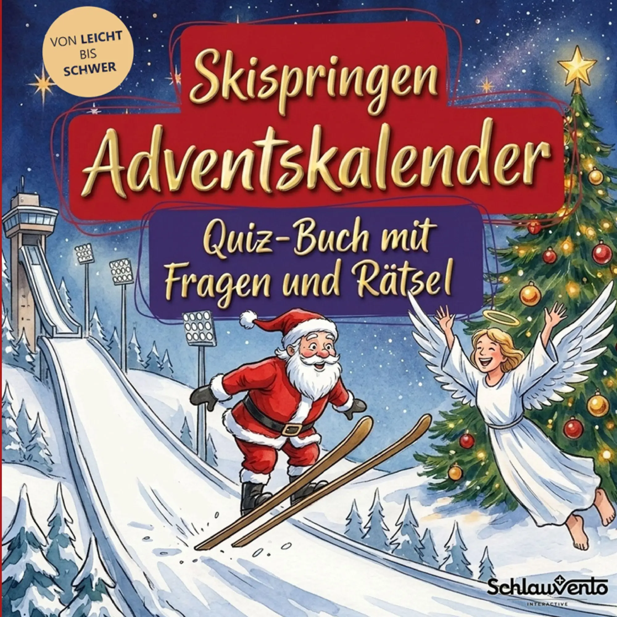 Cover: 9783693196373 | Skispringen-Adventskalender: Quiz-Buch mit Fragen und Rätsel | Buch