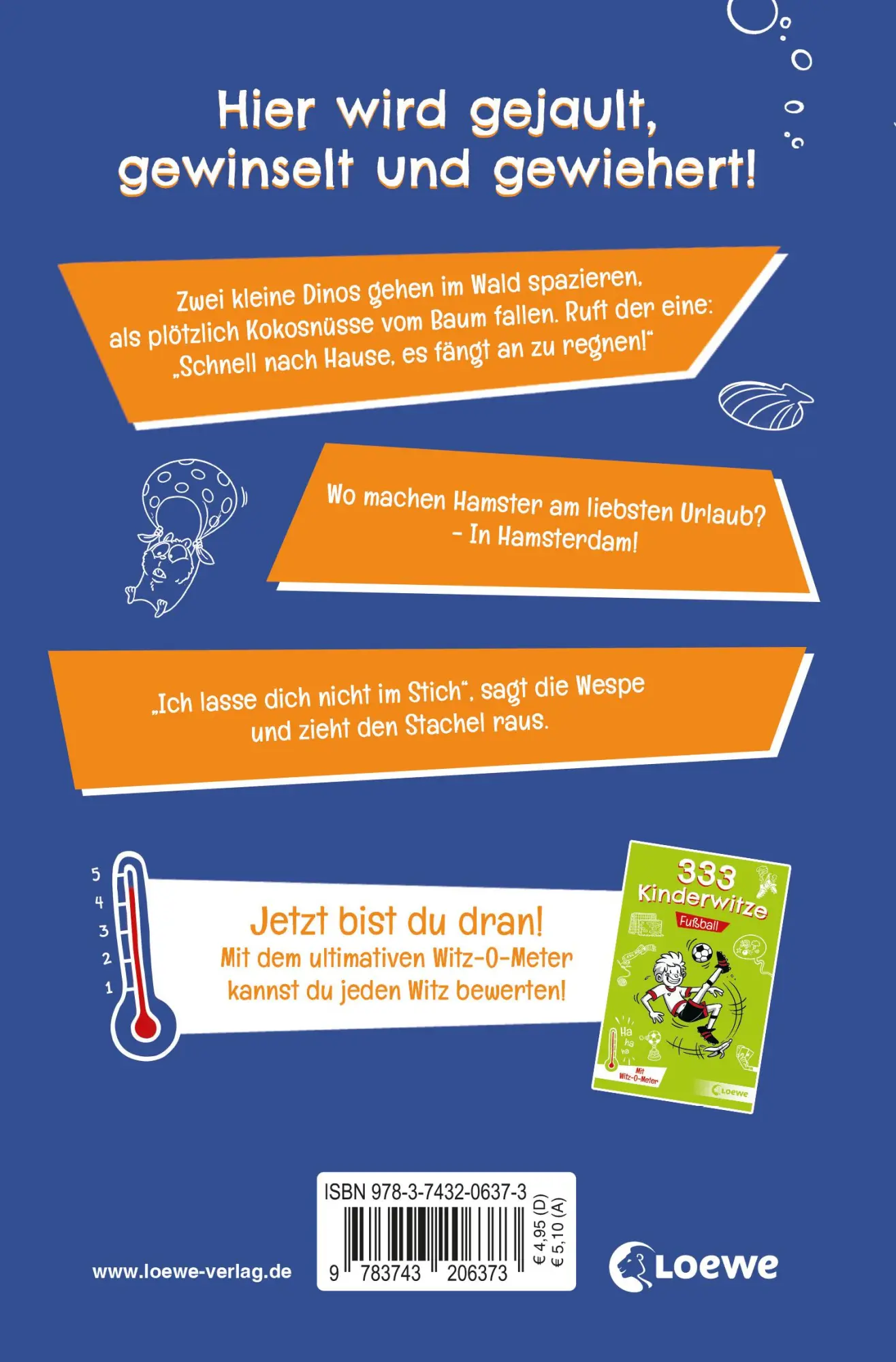 Rückseite: 9783743206373 | 333 Kinderwitze - Tiere | Sonja Fiedler-Tresp | Taschenbuch | 176 S.