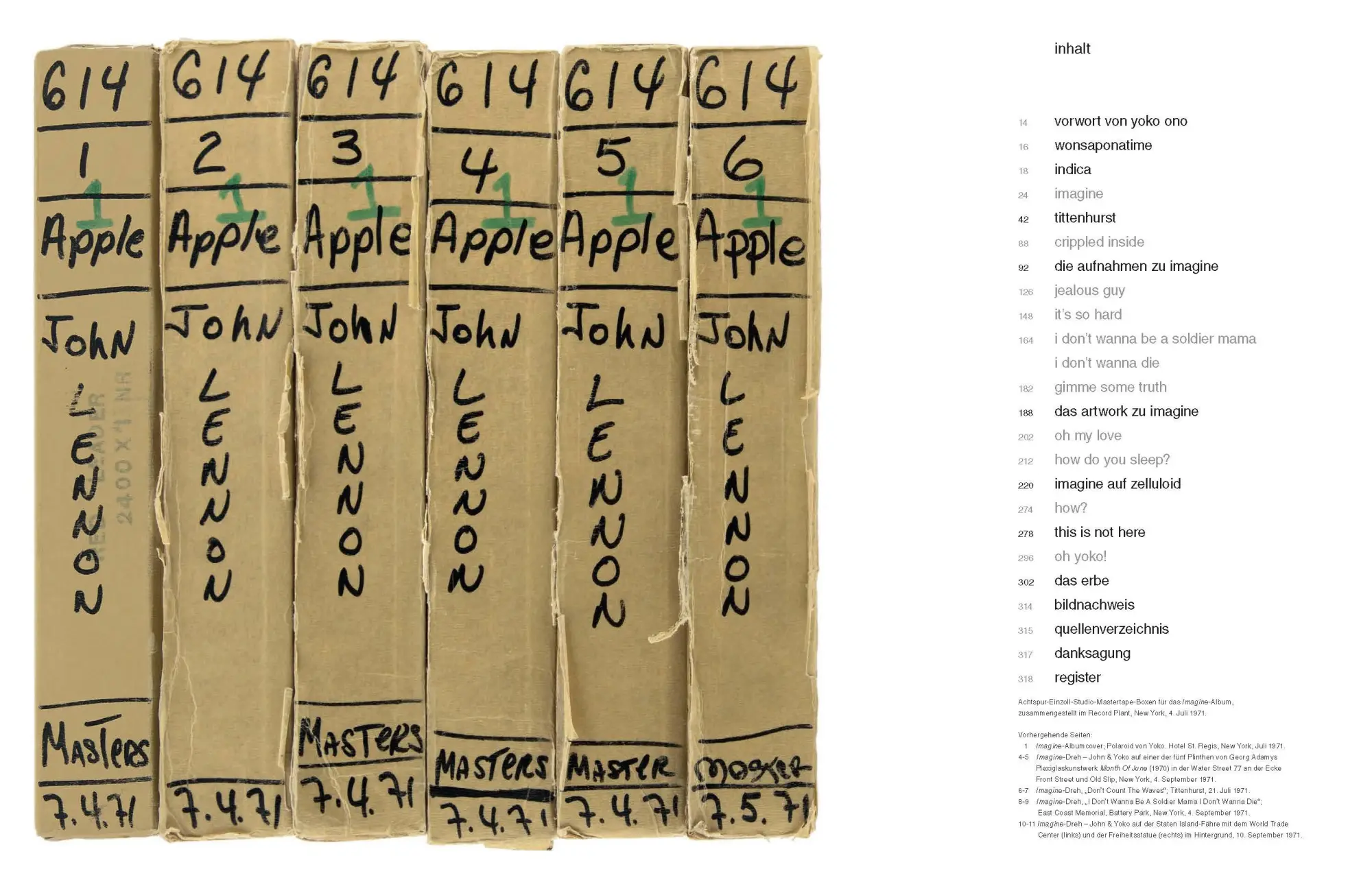 Bild: 9783841906373 | Imagine John Yoko | Deutsche Ausgabe | John Lennon (u. a.) | Buch
