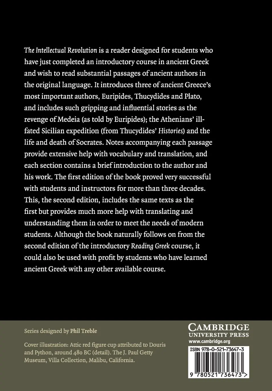 Rückseite: 9780521736473 | The Intellectual Revolution | Joint Association of Classical Teachers'