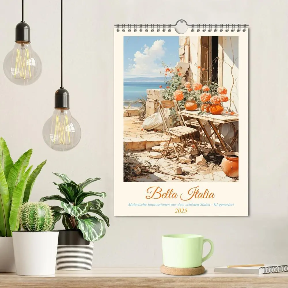 Bild: 9783435856473 | Bella Italia (Wandkalender 2025 DIN A4 hoch), CALVENDO Monatskalender