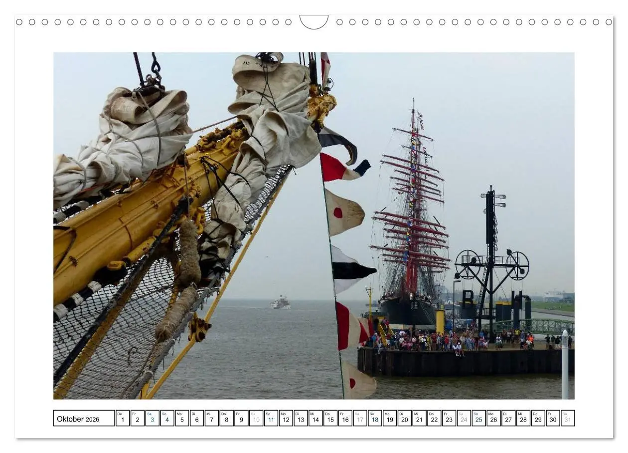 Bild: 9783516036473 | Segelspektakel in Bremerhaven. Die Sail (Wandkalender 2026 DIN A3...