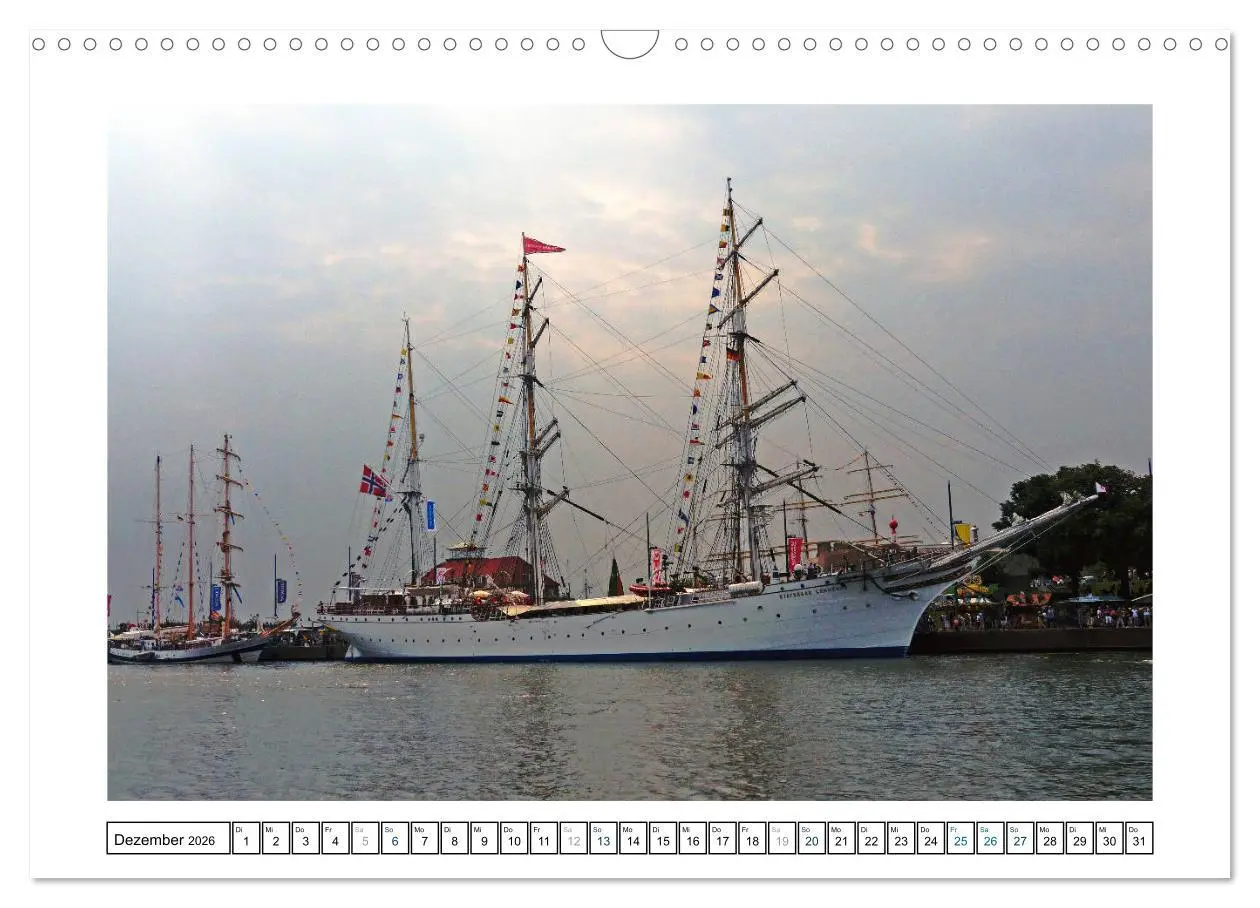 Bild: 9783516036473 | Segelspektakel in Bremerhaven. Die Sail (Wandkalender 2026 DIN A3...