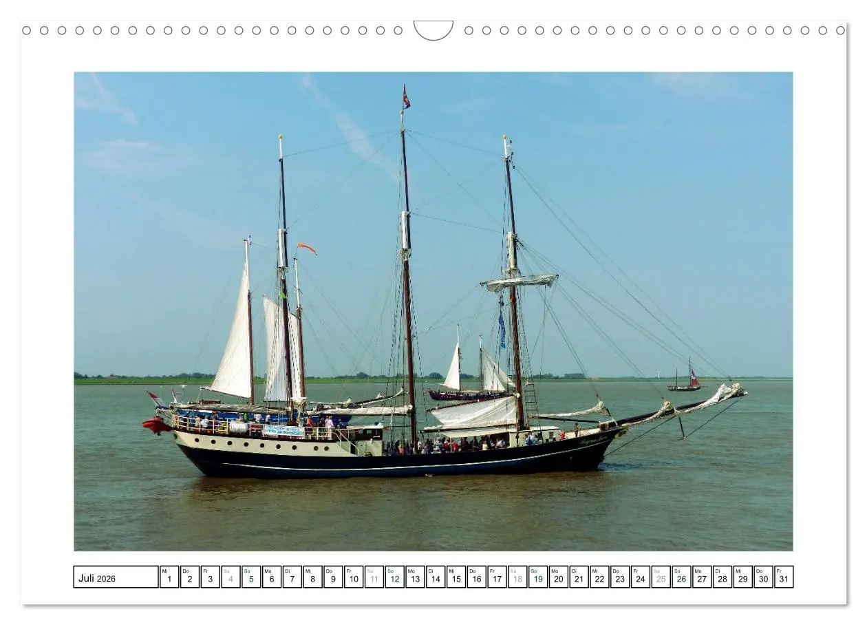Bild: 9783516036473 | Segelspektakel in Bremerhaven. Die Sail (Wandkalender 2026 DIN A3...