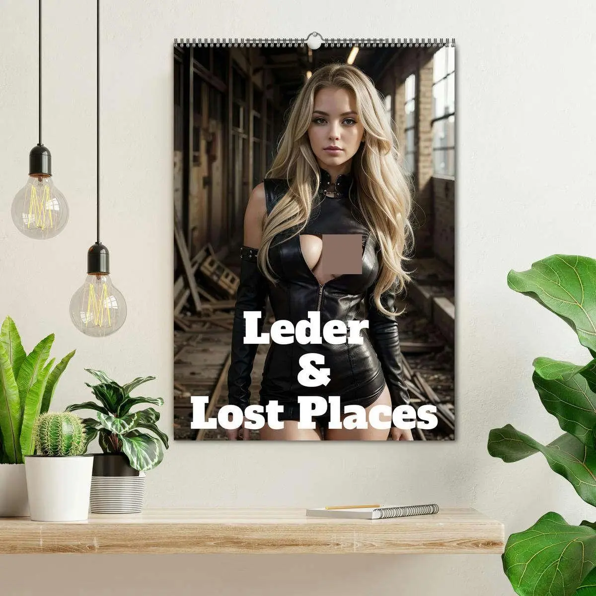 Bild: 9783516276473 | Leder und Lost Places (Wandkalender 2026 DIN A2 hoch), CALVENDO...