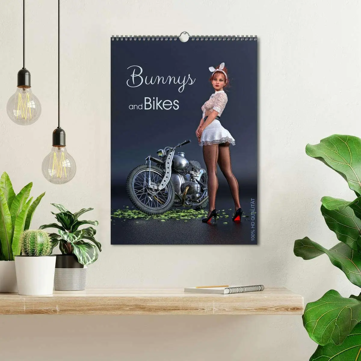 Bild: 9783516346473 | Bunnys and Bikes (Wandkalender 2026 DIN A3 hoch), CALVENDO...