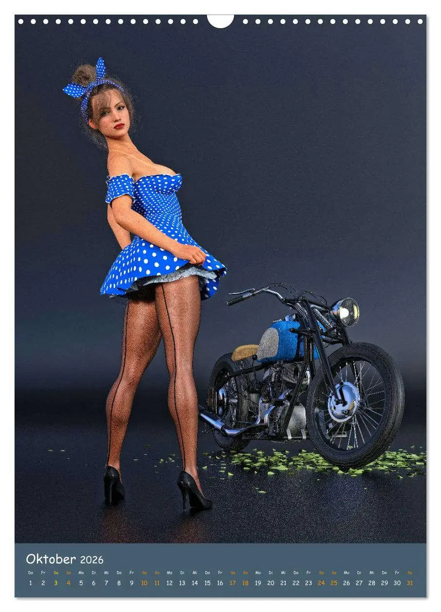 Bild: 9783516346473 | Bunnys and Bikes (Wandkalender 2026 DIN A3 hoch), CALVENDO...