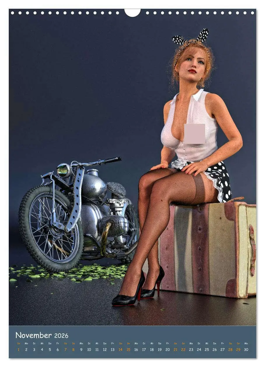Bild: 9783516346473 | Bunnys and Bikes (Wandkalender 2026 DIN A3 hoch), CALVENDO...