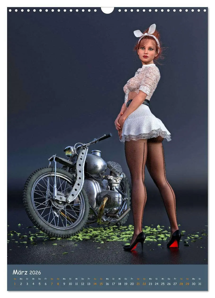 Bild: 9783516346473 | Bunnys and Bikes (Wandkalender 2026 DIN A3 hoch), CALVENDO...