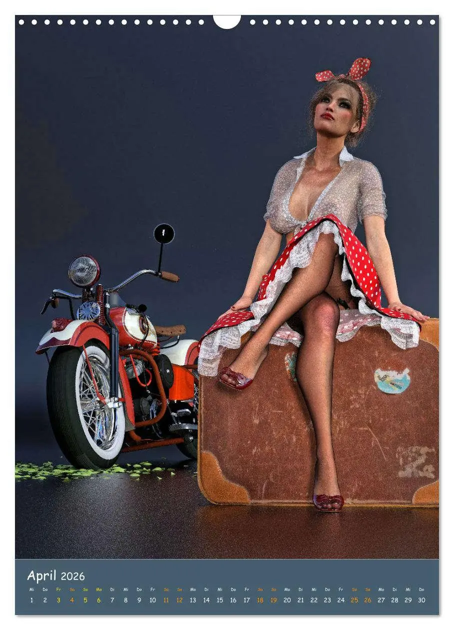 Bild: 9783516346473 | Bunnys and Bikes (Wandkalender 2026 DIN A3 hoch), CALVENDO...