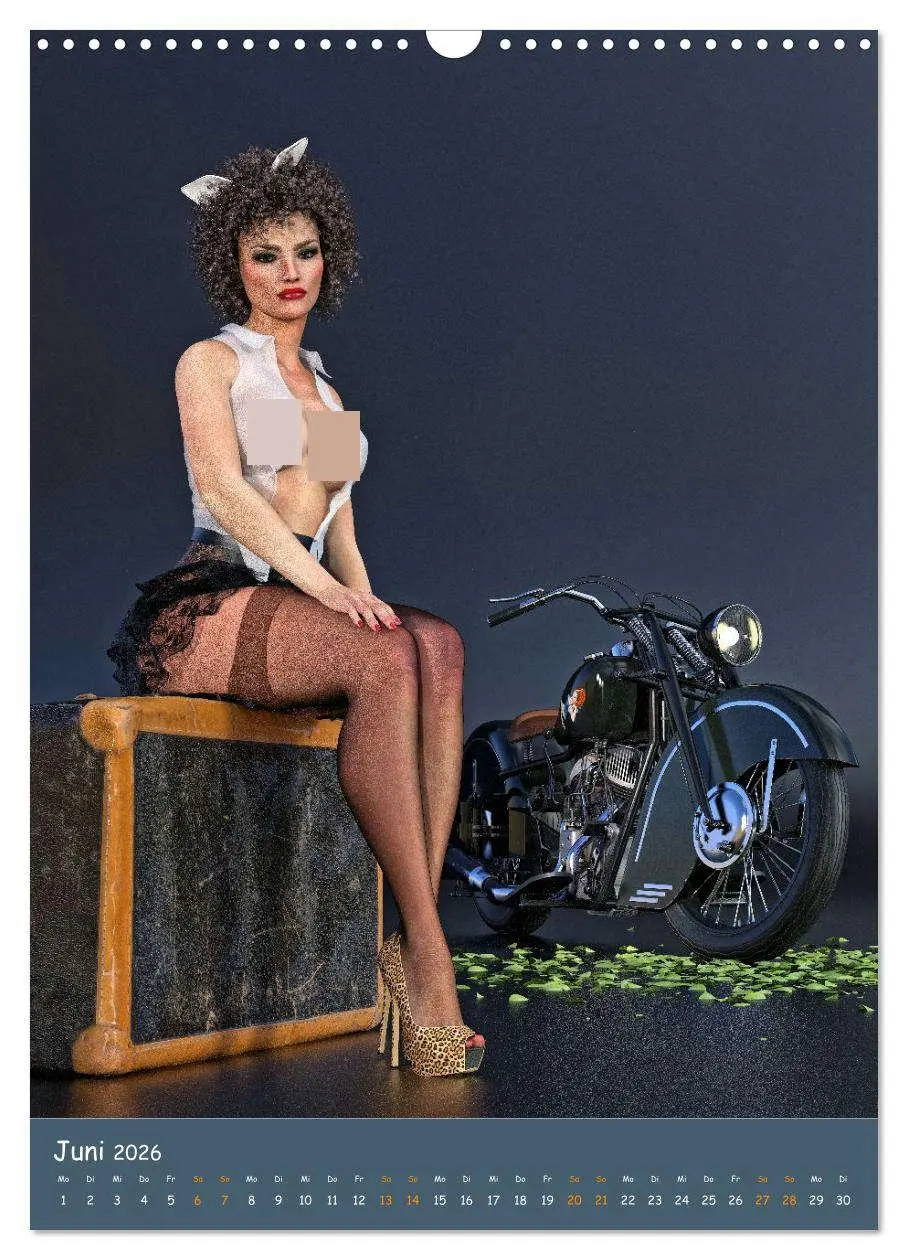 Bild: 9783516346473 | Bunnys and Bikes (Wandkalender 2026 DIN A3 hoch), CALVENDO...