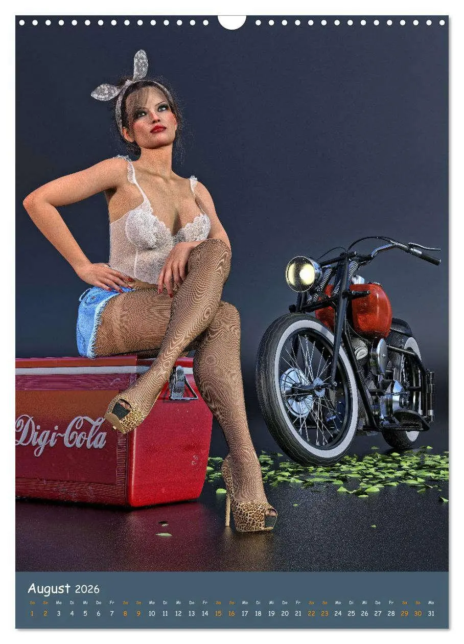 Bild: 9783516346473 | Bunnys and Bikes (Wandkalender 2026 DIN A3 hoch), CALVENDO...