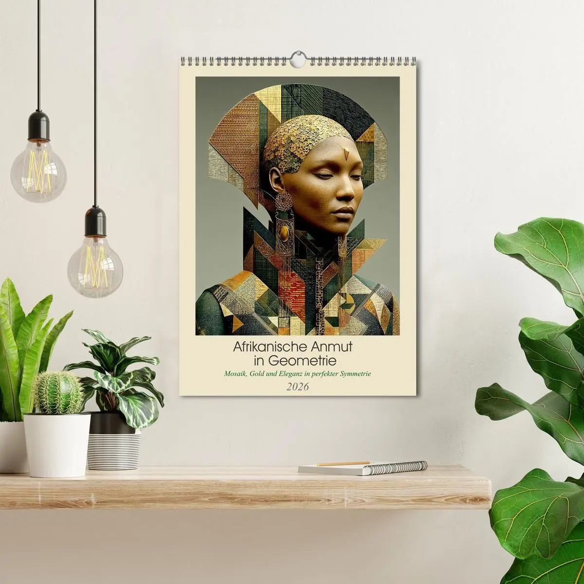 Bild: 9783516656473 | Afrikanische Anmut in Geometrie (Wandkalender 2026 DIN A3 hoch),...