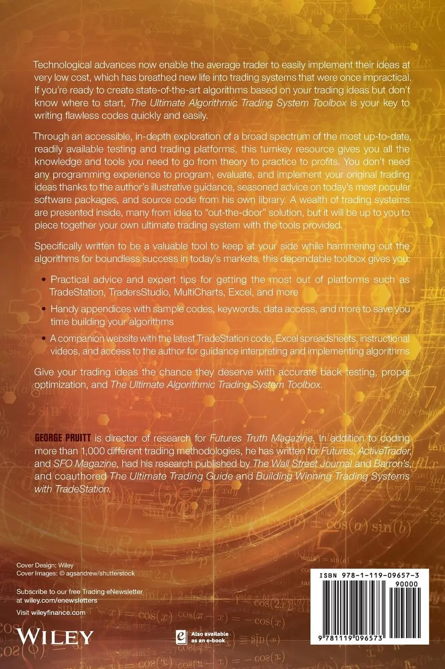 Rückseite: 9781119096573 | The Ultimate Algorithmic Trading System Toolbox + Website | Pruitt