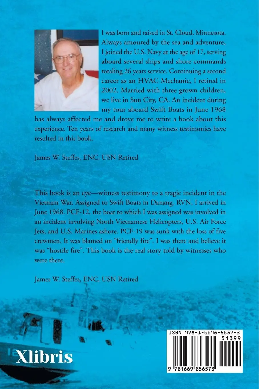 Rückseite: 9781669856573 | Swift Boat Down | The Real Story of the Sinking of Pcf-19 | Steffes