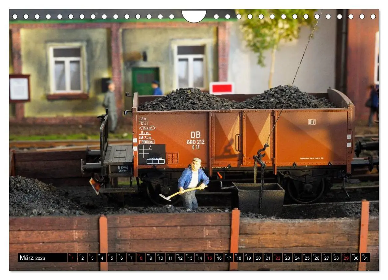 Bild: 9783516026573 | Kleine Bahnwelt in Spur 1 (Wandkalender 2026 DIN A4 quer), CALVENDO...