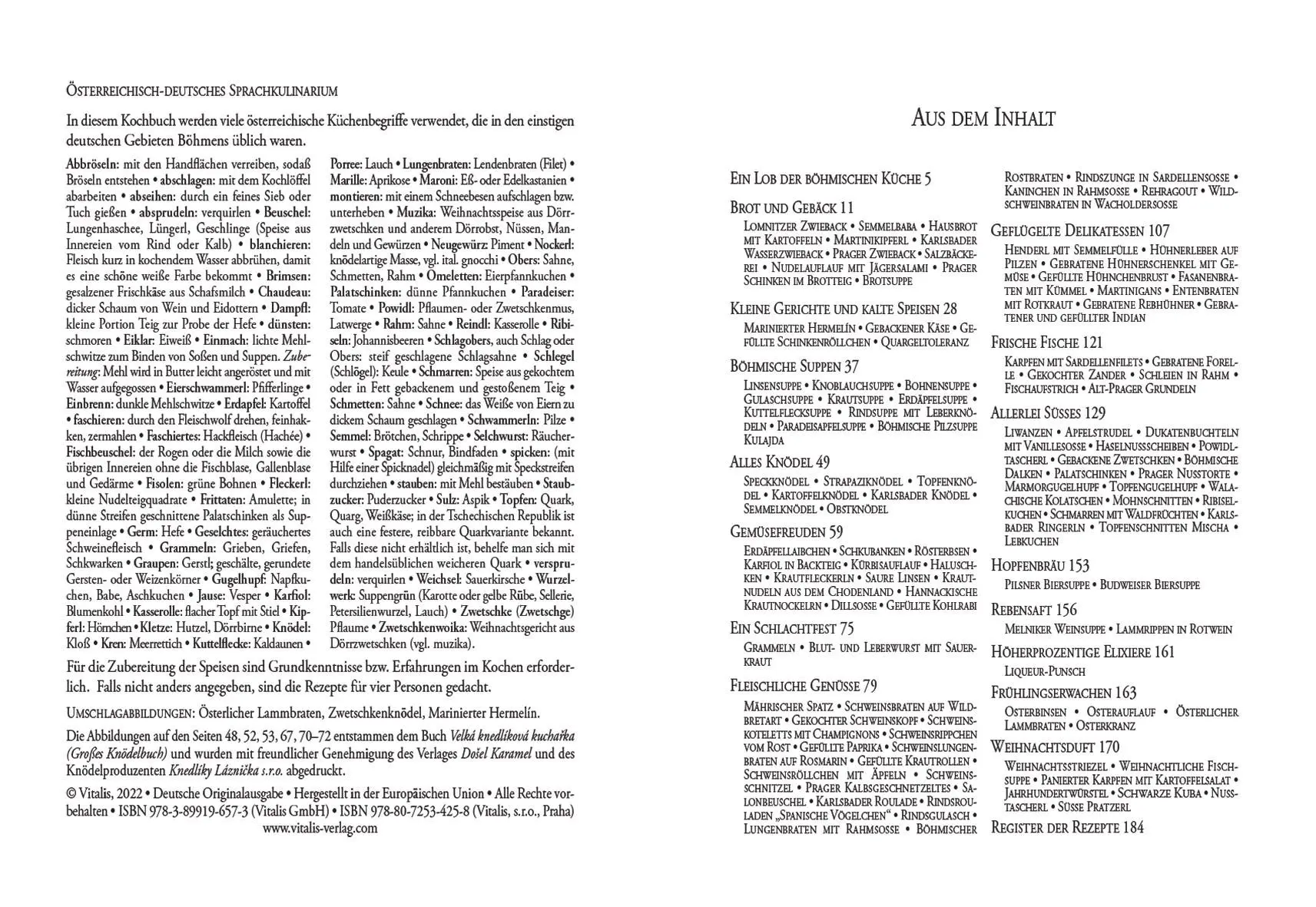 Bild: 9783899196573 | Böhmische Küche | Eine kulinarische Reise | Harald Salfellner | Buch