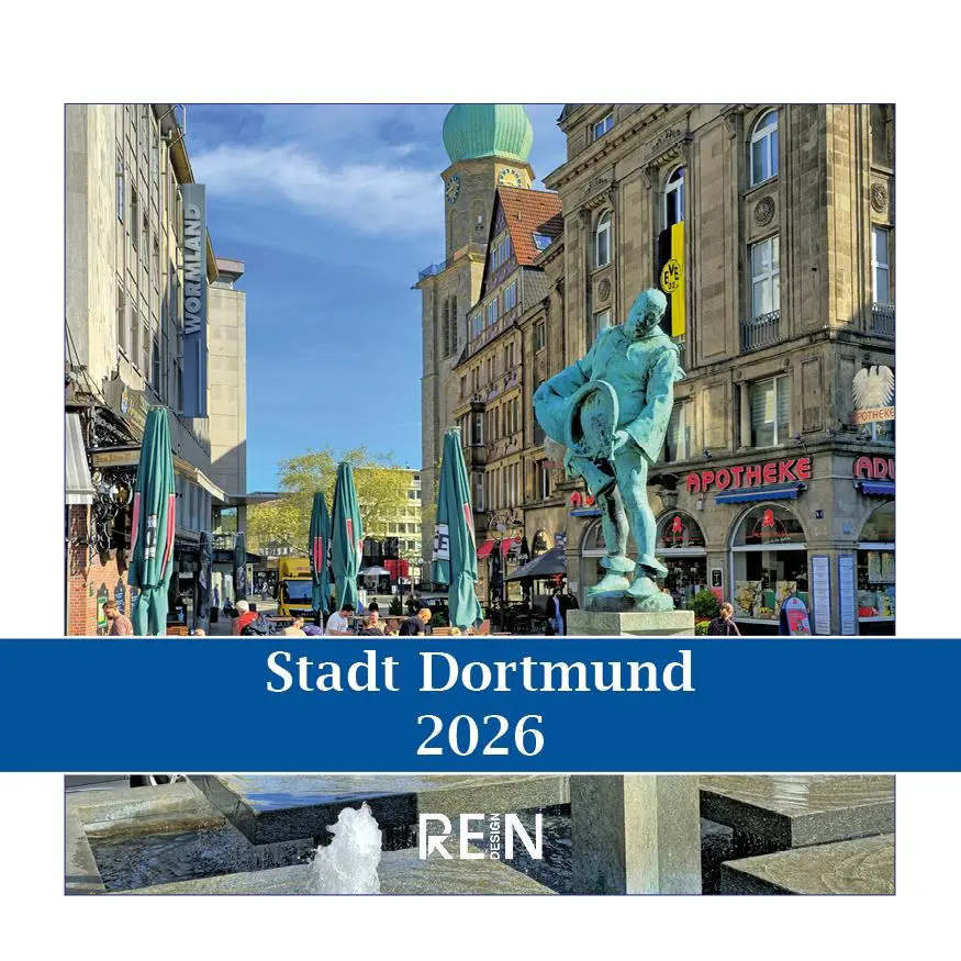 Cover: 9783947466573 | Tischkalender Stadt Dortmund 2026 | Rein Design | Kalender | Deutsch